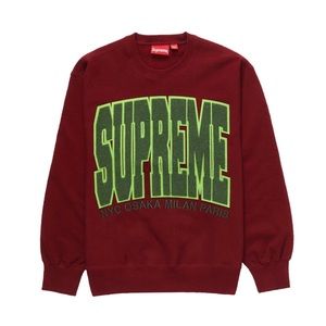 NEW Supreme Cities Arc Crewneck